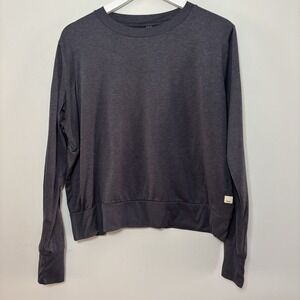 Vuori Daydream Crew Long Sleeve Pullover Sweatshirt Sweater Navy Blue XL Lounge